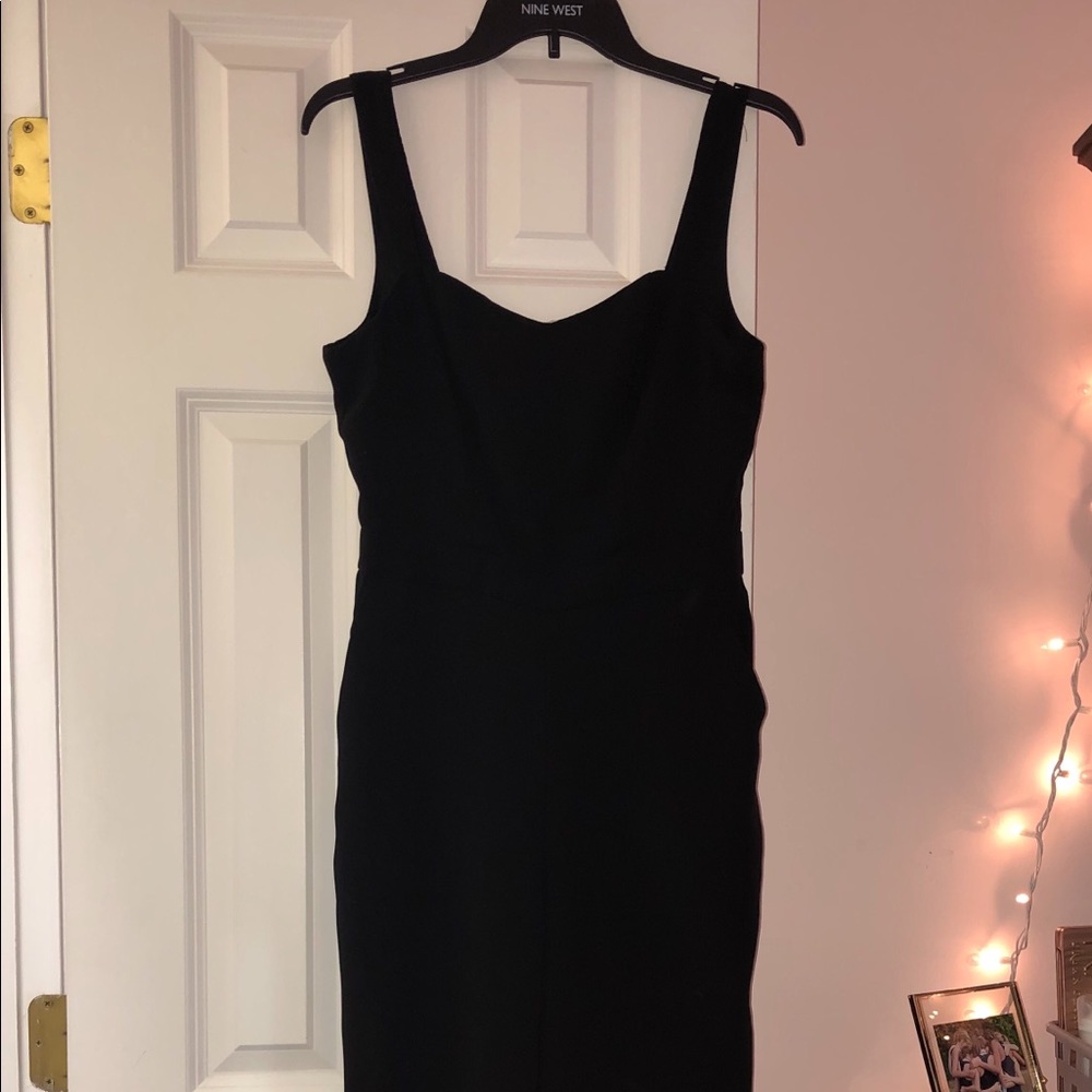 black jumpsuit